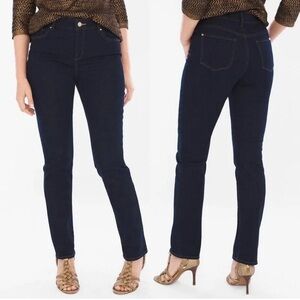 CHICO’s So Slimming Slim Leg Dark Wash Jeans